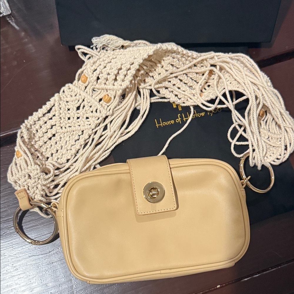 House of Harlow 1960 Tan Crossbody Bag